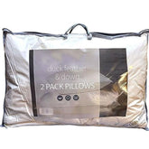 Casabella Pair of Duck Feather and Down Pillows-Items Online